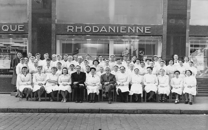 L’équipe de la pharmacie rhodanienne.