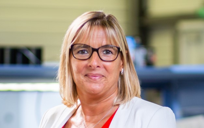 Sabine Tertre, la présidente d’Air Support, a repris l’entreprise en 2017.