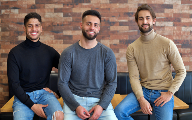 Walid Shaita, Nicolas Zantour et Thomas Marty sont les trois associés à la tête de Dishop.