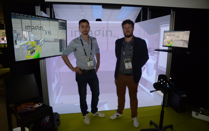 Marc Travers and Marc Douzon, co-managers of Imagine-VR.
