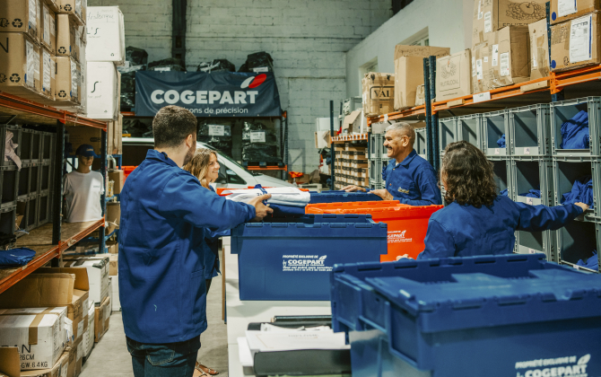 Cogepart réalise 35 % de ses 180 millions d’euros de chiffre d’affaires avec la livraison de pièces de rechange dans le domaine automobile et maritime.