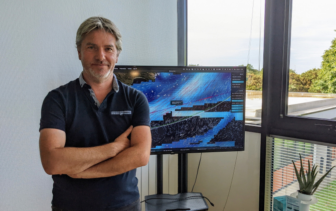 Spécialiste de l’océanographie opérationnelle, Yann Guichoux a fondé l’entreprise eOdyn en 2015 à Brest.