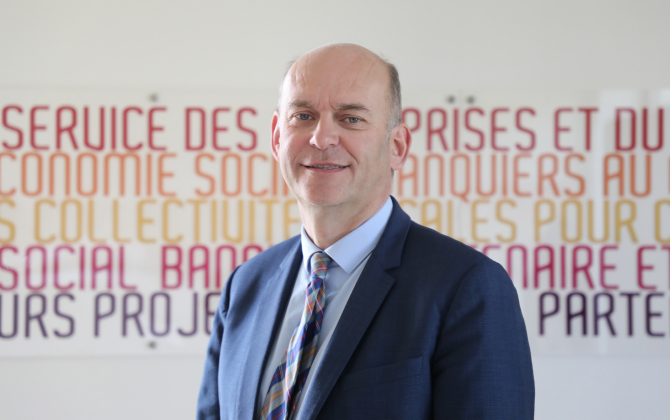 Bruno Bossé, directeur entreprises et économie sociale à la Caisse d’Epargne Normandie.