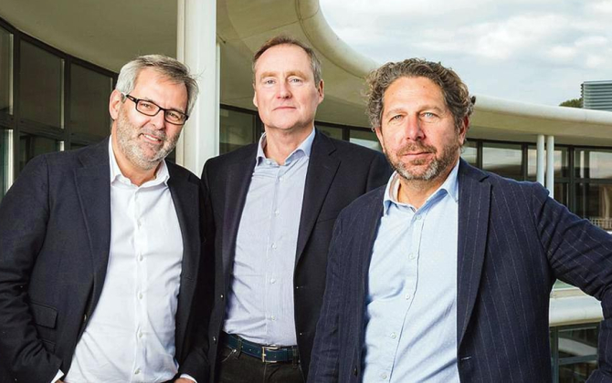 Eric Paumier, Guillaume Salabert et Frédéric Pons, fondateurs d’Hopps Group.