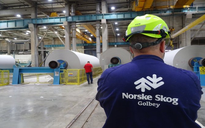 La production de papier carton recyclé à Golbey, chez Norske Skog, doit débuter au quatrième trimestre de l'année 2023.