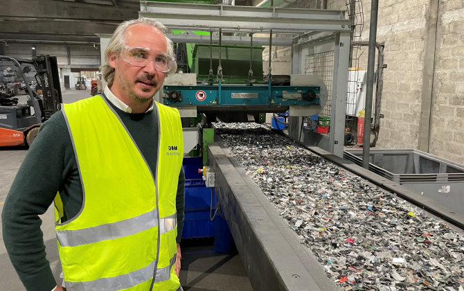 Serge Kimbel, PDG de Weecycling, investit 20 millions d’euros sur son site fécampois pour augmenter sa capacité de transformation des métaux destinés à l’industrie.