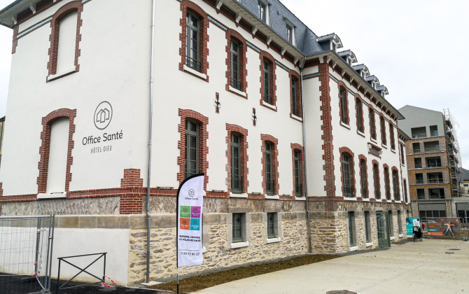 La maison de santé de l’Hôtel-Dieu, dans le centre-ville de Rennes.