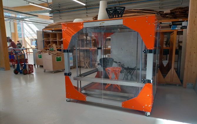 Pour être toujours à la pointe sur les dernières technologies, Novéha a investi dans une imprimante 3D géante.