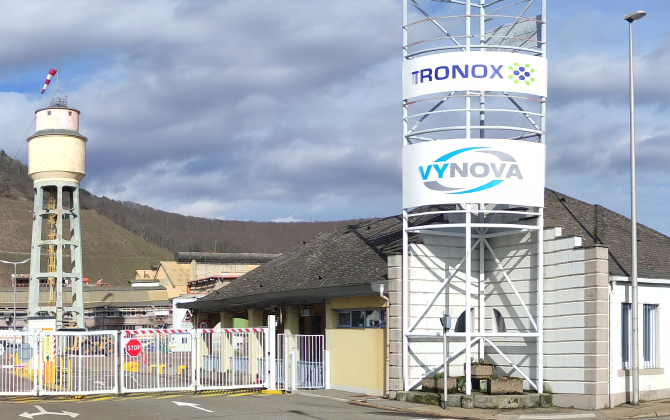 Vynova PPC exploite 7,7 hectares du site industriel bicentenaire de Thann (Haut-Rhin) depuis 2015.