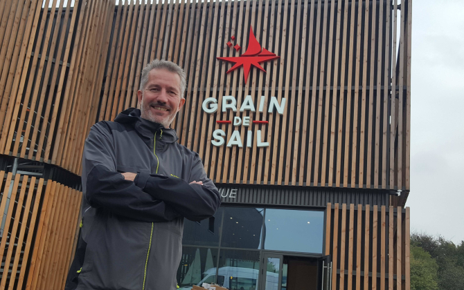 Jacques Barreau, qui a fondé Grain de Sail avec son frère Olivier en 2012, a inauguré ce mercredi sa nouvelle chocolaterie morlaisienne qui abrite également une boutique et un parcours de visite.