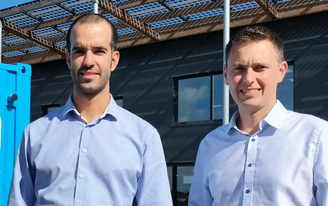 Laurent Meyer et Christopher Franquet, les deux fondateurs d’Entech, ont mené à bien l’entrée en Bourse de leur entreprise en septembre 2021.