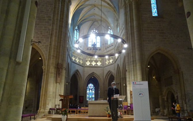 Le plan France Relance a accordé une enveloppe de 2,5 millions d’euros pour une nouvelle phase de travaux de restauration de la cathédrale Saint-Etienne.
