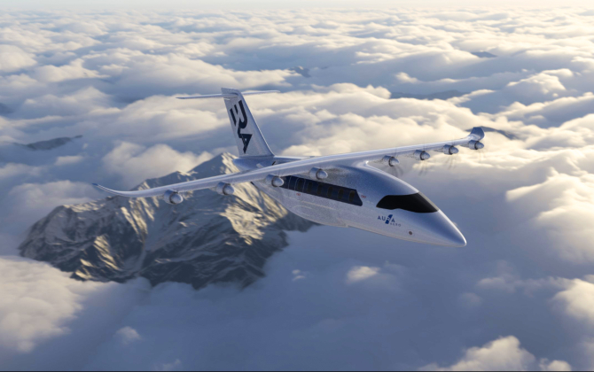 Le premier vol de l’avion régional hybride Era d’Aura Aero est attendu en 2026.