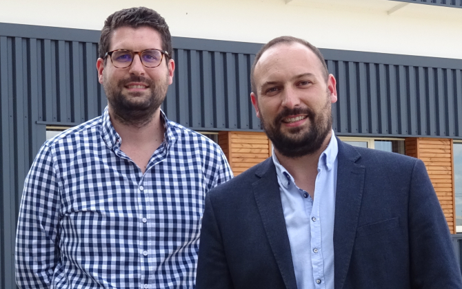 Yohann et Jérémy Boivin ont repris l'entreprise familiale NGI en 2019.