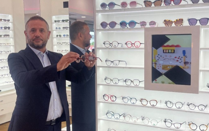 Frédéric Malo, président de la SAS Juroma. Ce multifranchisé Optical Center exploite 21 magasins en France et en Belgique.