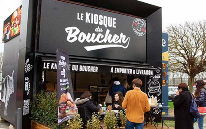 Le Kiosque du Boucher est l'un des concepts du groupe La Boucherie.