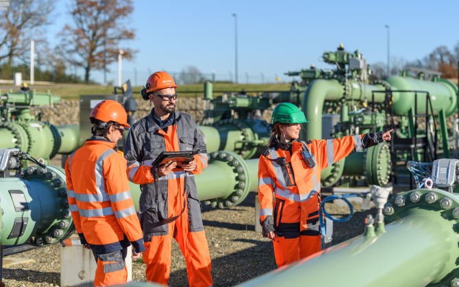 Teréga gère un réseau de 5 100 km de canalisations de transport de gaz, soit 140 841 GWh de gaz transporté.