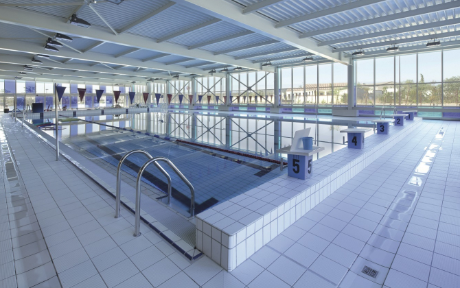 La future piscine du projet Vallon du soleil, à La Crau.