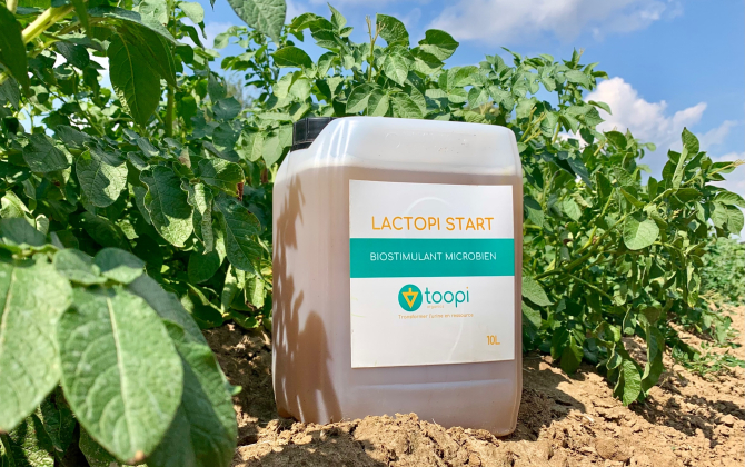 Le premier engrais de Toopi Organics, baptisé Lactopi Start, a été lancé en France et en Belgique en 2022.