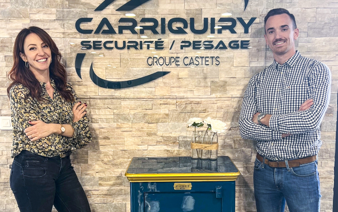 Virginie et Mickaël Castets ont repris la société Carriquiry en 2020.
