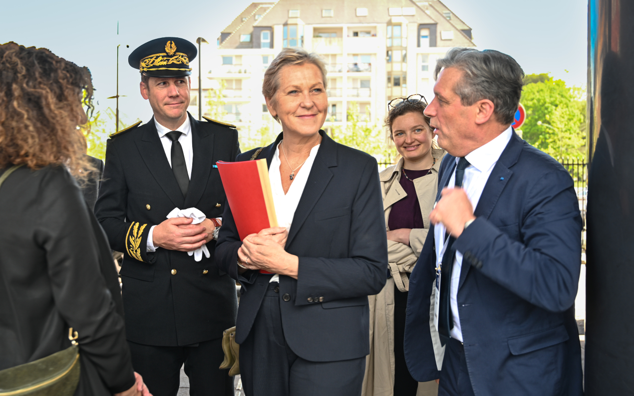 Anne Le Hénanff en visite à Strasbourg pour défendre la souveraineté technologique
