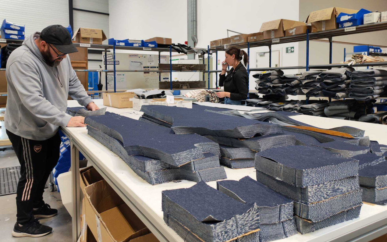 Porté par ses clients Jules et Kiabi, le Denim Center accélère la production de jeans made in France