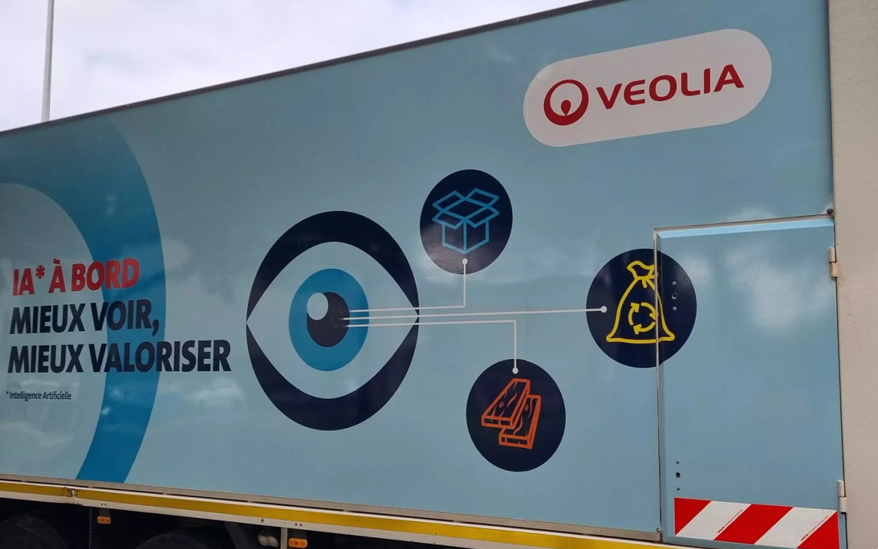 Veolia déploie en Normandie des véhicules de collecte de déchets équipés d’IA