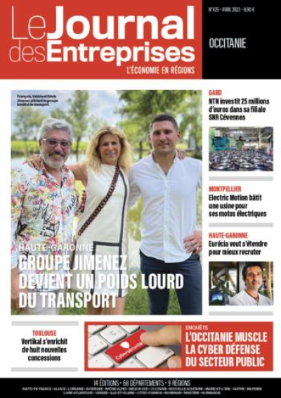 Le Groupe Jimenez devient un poids lourd du transport - Le Journal des Entreprises Occitanie - Avril 2023