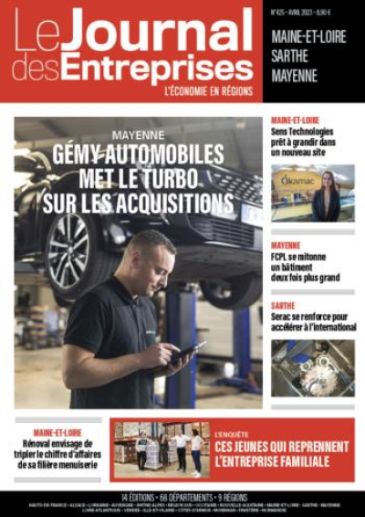 Gémy Automobiles met le turbo sur les acquisitions - Le Journal des Entreprises Maine-et-Loire - Sarthe - Avril 2023