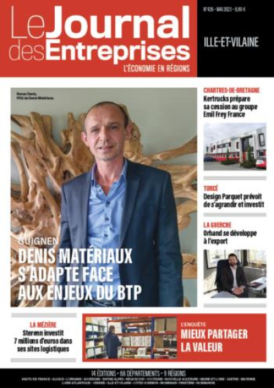 Denis Matériaux s'adapte face aux enjeux du BTP - Le Journal des Entreprises Ille-et-Vilaine - Mai 2023