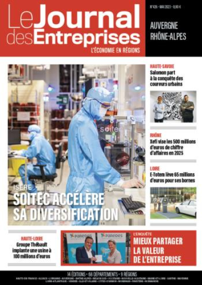 Soitec accélère sa diversification - Le Journal des Entreprises Auvergne Rhône-Alpes - Mai 2023
