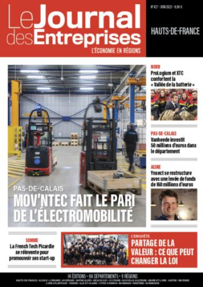 Mov'ntec fait le pari de l'électromobilité - Le Journal des Entreprises Hauts-de-France - Juin 2023