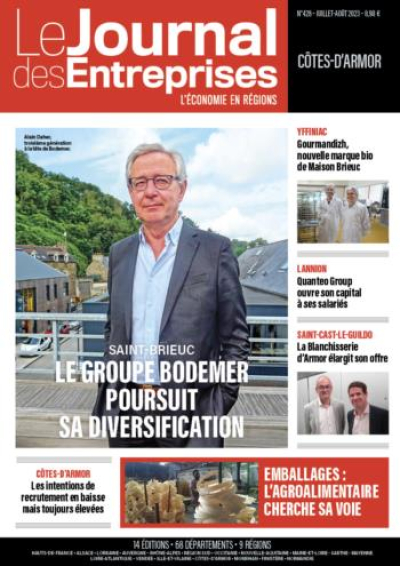 Le Groupe Bodemer poursuit sa diversification - Le Journal des Entreprises Côtes-d'Armor - Juillet-Août 2023