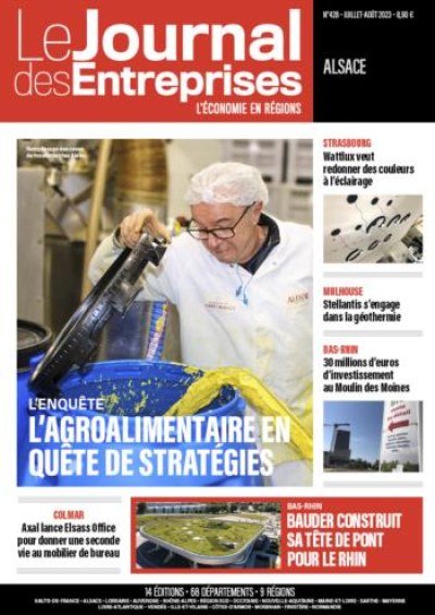 L'Enquête - L'agroalimentaire en quête de stratégies - Le Journal des Entreprises Alsace - Juillet-Août 2023