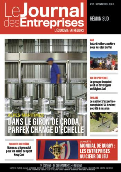 Dans le giron de Croda, Parfex change d'échelle - Le Journal des Entreprises Région Sud - Septembre 2023
