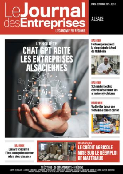 Chat GPT agite les entreprises alsaciennes - Le Journal des Entreprises Alsace - Septembre 2023
