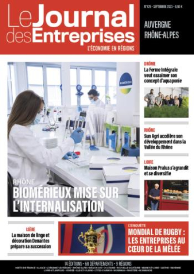 Biomérieux mise sur l'internationalisation - Le Journal des Entreprises Auvergne Rhône-Alpes - Septembre 2023