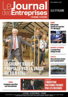 Le Groupe Raulic propulsé par la vague du bien-être - Le Journal des Entreprises Ille-et-Vilaine - Mars 2023
