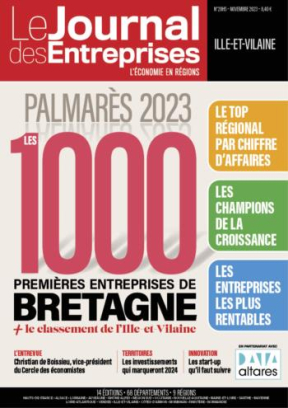 Le palmarès des entreprises régionales de 2023 - Le Journal des Entreprises Ille-et-Vilaine - Hors-Série Palmarès