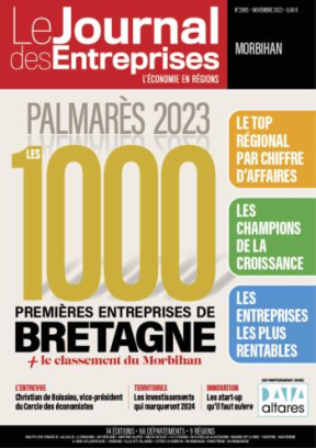 Le palmarès des entreprises régionales de 2023 - Le Journal des Entreprises Morbihan - Hors-Série Palmarès