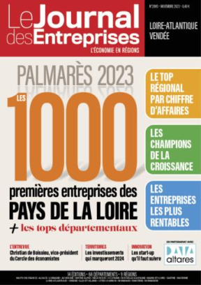 Le palmarès des entreprises régionales de 2023 - Le Journal des Entreprises Loire-Atlantique - Vendée - Hors-Série Palmarès