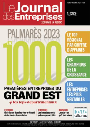 Le palmarès des entreprises régionales de 2023 - Le Journal des Entreprises Alsace - Hors-Série Palmarès