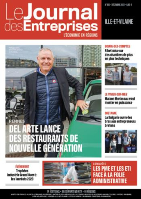 Del Arte lance des restaurants de nouvelle génération - Le Journal des Entreprises Ille-et-Vilaine - Décembre 2023