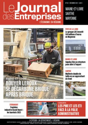 Bouyer Leroux se décarbone brique après brique - Le Journal des Entreprises Maine-et-Loire - Sarthe - Décembre 2023