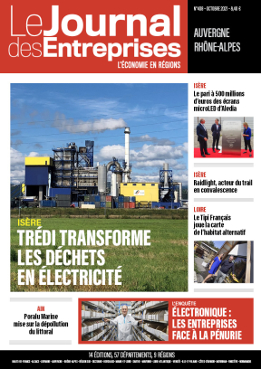 Isère - Trédi transforme les déchets en électricité - Le Journal des Entreprises Auvergne Rhône-Alpes - Octobre 2021