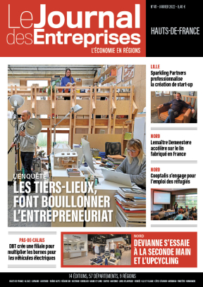 L'enquête - Les tiers-lieux, font bouillonner l'entrepreneuriat - Le Journal des Entreprises Hauts-de-France - Janvier 2022