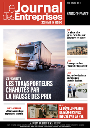 L'Enquête - Les transporteurs chahutés par la hausse des prix - Le Journal des Entreprises Hauts-de-France - Juin 2022