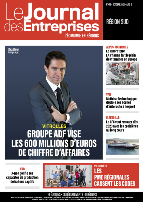 Groupe ADF vise les 600 millions d'euros de chiffre d'affaires - Le Journal des Entreprises Région Sud - Octobre 2022