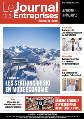 L'Enquête - Les stations de ski en mode économie - Le Journal des Entreprises Auvergne Rhône-Alpes - Novembre 2022