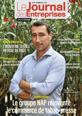 Le groupe NAP réinvente le commerce de tabac-presse - Le Journal des Entreprises Occitanie - Septembre 2024